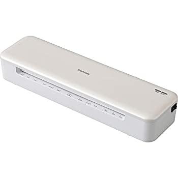 【中古】アイリスオーヤマ ラミネーター A3/A4対応 ウォームアップ時間35秒 波打ち防止 リバース機能付き 気泡なし HSL-A34-W ホワイト