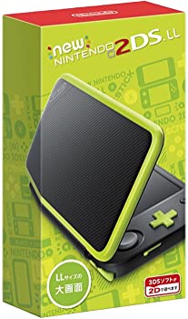 【中古】【非常に良い】Newニンテンドー2DS LL 【ブラック×ライム】3DSのゲームが2Dで遊べる