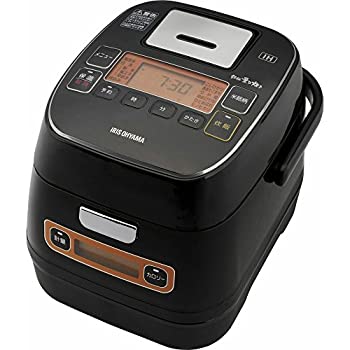 【中古】アイリスオーヤマ 炊飯器 IH 3合 銘柄量り炊き カロリー計算機能付き 米屋の旨み ブラック RC-IA31-B|ドリエム店