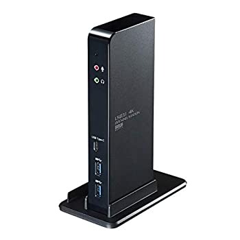 【中古】【非常に良い】サンワサプライ USB3.1ドッキングステーション(USB2.0×2ポート/USB3.1×2ポート/Type-C×1ポート/RJ-45/ヘッドホン・マイクジャック) タブレッ