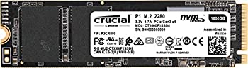 【中古】Crucial SSD M.2 1000GB P1シリーズ Type2280 PCIe3.0x4 NVMe 正規代理店保証品 CT1000P1SSD8JP