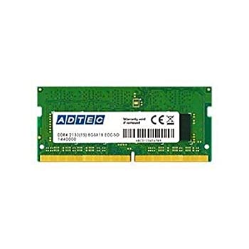 【中古】アドテック DDR4 2400MHzPC4-2400 260Pin SO-DIMM 4GB 省電力 ADS2400N-X4G 1枚 ds-2137455
