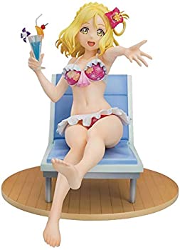 【中古】With Fans! ラブライブ! サンシャイン!! 小原鞠莉 Blu-rayジャケットVer. 1/7スケール ABS&PVC製 塗装済み完成品フィギュア