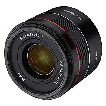 【中古】SAMYANG 単焦点標準レンズ AF 45mm F1.8 FE ソニーαE用 フルサイズ対応 ブラック 885922|ドリエム店