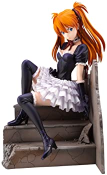 【中古】【非常に良い】新世紀エヴァンゲリオン 惣流・アスカ・ラングレー ~ゴスロリver~:RE 1/7スケール PVC製 塗装済み完成品フィギュア