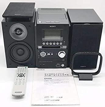 【中古】【人並み外れたに好いたらしい】SONY MD積み上げるオールインワンコンポ CMT-M35WM B 黒いこと