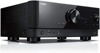 【中古】【非常に良い】ヤマハ AVレシーバー RX-V6A(B) 7.1ch Dolby Atmos/DTS:X/4K120Hz/Amazon Music/Amazon Alexa/ 黒鏡面仕上げのシンプルデザイン ブラック