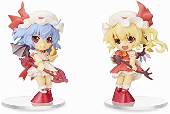 【中古】【非常に良い】東方Projectミニディスプレイフィギュア スカーレット姉妹 全2種セット 全高約10cm セガプラザ（プライズ）