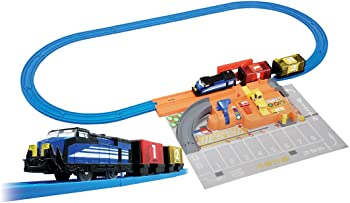 【中古】【人並み外れたに好いたらしい】タカラトミー 『 プラレール トミカを運ぼう!サクサクつみおろし停留所 』 路面電車 鉄道車両 遊び道具 3歳以上 遊び道具安全性のある標準尺度受かる ST目じるし公証 PLAR
