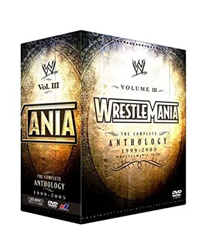【中古】WWE レッスルマニア・アンソロジーBOX3 XV-XXI (3000セット限定) [DVD]