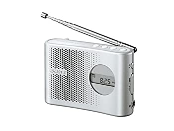 【中古】SONY FM/AM PLLシンセサイザーハンディーポータブルラジオ ピンク ICF-M55/P