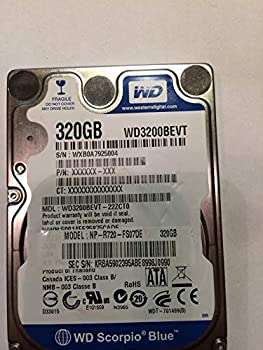 【中古】【人並み外れたに好いたらしい】WESTERN DIGITAL 2.5in内蔵HDD Serial-ATA 5400rpm 320GB 8MB WD3200BEVT
