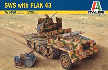 【中古】タミヤ 1/35 ドイツ 重国防軍牽引車 Flak43 搭載型 38480 (イタレリ 1/35 ミリタリーシリーズ 6480)