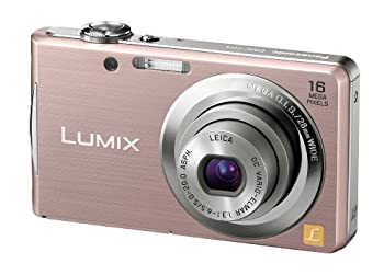 【中古】パナソニック デジタルカメラ LUMIX FH5 ピンクゴールド DMC-FH5-N|ドリエム店