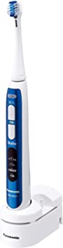 【中古】パナソニック ドルツ イオン 音波振動ハブラシ 青 EW-DE21-A