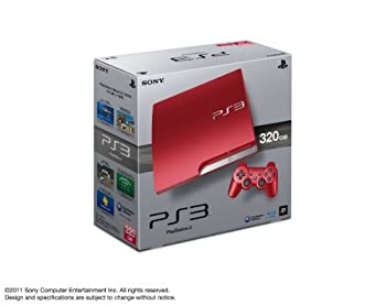 【中古】【非常に良い】PlayStation 3 (320GB) スカーレット・レッド (CECH-3000BSR)【メーカー生産終了】