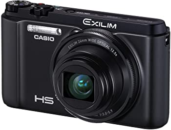 【中古】【人並み外れたに似つかわしい】CASIO EXILIM デジタル写真機 ハイスピード 好いたらしいシャッター黒いこと EX-ZR1000BK