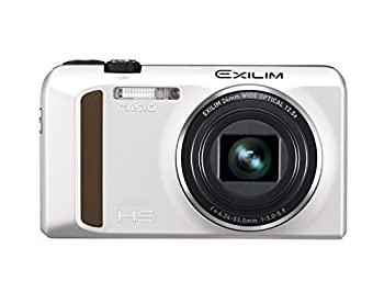 【中古】CASIO EXILIM デジタルカメラ ハイスピード 1610万画素 広角24mm 光学12.5倍ズーム ホワイト EX-ZR400WE｜ドリエム店