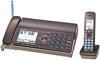 【中古】【非常に良い】パナソニック おたっくす デジタルコードレスFAX 子機1台付き 1.9GHz DECT準拠方式 ブラウン KX-PD502DL-T