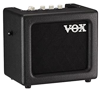 【中古】【非常に良い】VOX ギター用 モデリングアンプ MINI3-G2 BK ブラック 自宅練習 ストリートに最適 持ち運び 電池駆動 マイク入力 MP3接続 ヘッドフォン使用可 3W