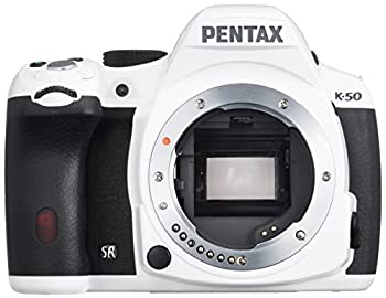 【中古】【人並み外れたに好いたらしい】RICOH デジタル一眼一眼レフ PENTAX K-50 上半身 白いこと K-50 BODY WHITE 10930