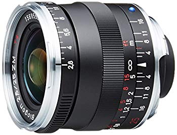 【中古】【人並み外れたに似つかわしい】Carl Zeiss Biogon T*2.8/25ZM BK 黒いこと o7r6kf1