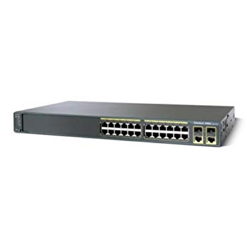 【中古】CISCO Catalyst 2960-24LT-L インテリジェント イーサネット POE対応 スイッチ WS-C2960-24LT-L 6g7v4d0