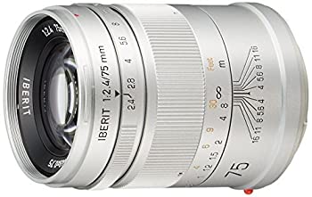 【中古】KIPON 単興味の中心水晶体 IBERIT (イベリット) 75粍 f / 2.4水晶体for LEICA Mマウント Frosted Silver(無光沢 しろがね色)