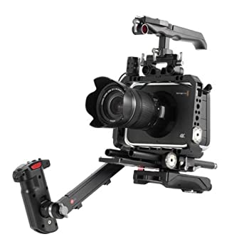 【中古】【非常に良い】Jtz dp30ケージベースプレートショルダーリグfor BMPCC Blackmagic Pocket Cinema Camera