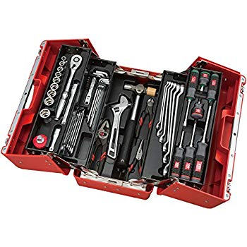 【中古】KTC(ケーテーシー) ツールセット 工具セット (両開きプラハードケースタイプ) SK4521P|ドリエム店