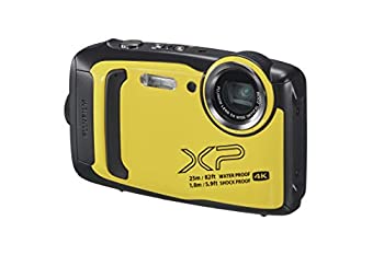 【中古】FUJIFILM 雨合羽写真機 XP140 黄色 FX-XP140Y