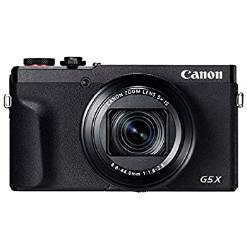 【中古】Canon コンパクトデジタルカメラ PowerShot G5 X Mark II ブラック 1.0型センサー/F1.8レンズ/光学5倍ズーム PSG5XMARKII