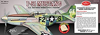 【中古】Guillow\u0027s 402LC P-51ムスタングWWIIせめぎ合う機バルサキット- P-51 Mustang g6bh9ry