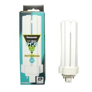 【中古】パナソニック 10個セット コンパクト形蛍光灯 32W ナチュラル色(3波長形昼白色) ツイン蛍光灯 ツイン3(6本束状ブリッジ) FHT32EX-N_set g6bh9ry