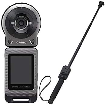 【中古】【非常に良い】CASIO EXILIM 限定モデル EX-FR10GYSET マルチアングルスティックセット 14.1M画素 カメラ部/コントロール部分離 フリースタイルカメラ 限定カ w17b8b5