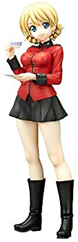 【中古】【非常に良い】キューズQ ガールズ & パンツァー 劇場版 ダージリン 1/7スケール PVC製 塗装済み 完成品 フィギュア dwos6rj