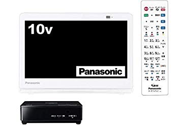【中古】パナソニック 10V型 液晶 テレビ プライベート・ビエラ UN-10E8-W 2018年モデル z2zed1b