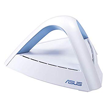 【中古】【非常に良い】ASUS メッシュ WiFi 無線LAN ルーター 【 Lyra Trio 】 1台単体 11ac デュアルバンドAC1750 1300+450Mbps 最大10台 2LDK 1階建向け セキュリティ|ドリエム店