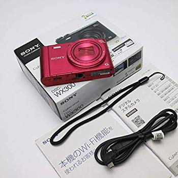 【中古】ソニー SONY デジタルスチルカメラ Cyber-shot WX300 (1820万画素CMOS/光学x20) レッド DSC-WX300/R|ドリエム店