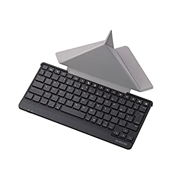 【中古】【非常に良い】【2014年モデル】エレコム ワイヤレスキーボード Bluetooth iOS用 1000万回高耐久 TK-FBP073IBK