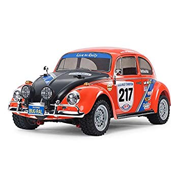 【中古】【非常に良い】タミヤ 1/10 電動RCカーシリーズ No.650 フォルクスワーゲン ビートル ラリー 未塗装ボディ (MF-01Xシャーシ) 58650|ドリエム店