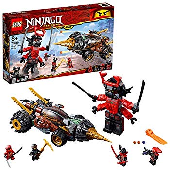 【中古】【人並み外れたに好いたらしい】レゴ(LEGO) ニンジャゴー 電話を掛けるのアースドリラー 70669 差しつかえる 遊び道具 お坊っちゃん mxn26g8
