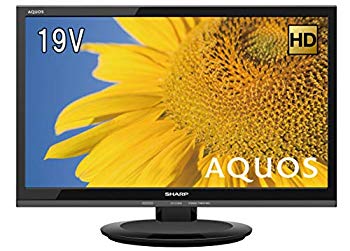 【中古】【非常に良い】シャープ 19V型 液晶 テレビ AQUOS 2T-C19ADB ハイビジョン 外付HDD対応(裏番組録画) ブラック 2018年モデル mxn26g8