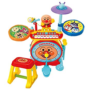 【中古】【非常に良い】アンパンマン ノリノリライブ♪ BIG電子ドラム&キーボード