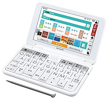 【中古】【人並み外れたに似つかわしい】読みやすい 陰電子字引き 高校生上役模範例（白いこと系）【2020年 春模範例】SHARP Brain（知恵袋） PW-SS7-W