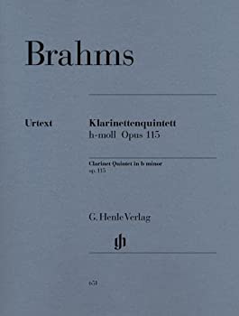 【中古】【非常に良い】ブラームス : クラリネット五重奏曲 ロ短調 作品115 (クラリネット五重奏) ヘンレ出版｜ドリエム店