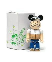 【中古】天才バカボン　バカボンのパパ　BE@RBRICK ベアブリック 100% g6bh9ry画像
