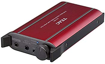 【中古】【非常に良い】TEAC HA-P50-R ポータブルヘッドホンアンプ DAC搭載 ハイレゾ音源対応 レッド qqffhab