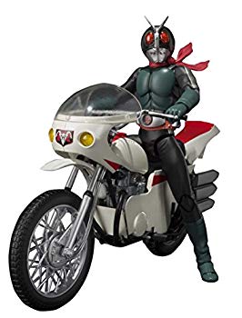 【中古】【非常に良い】S.H.フィギュアーツ 仮面ライダー旧2号＆サイクロン号(改造Ver.)セット 約140mm&約180mm ABS&PVC製 塗装済み可動フィギュア w17b8b5