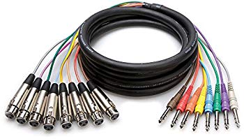 【中古】【非常に良い】HOSA TIP-RING-SLEEVE TO XLR (F) 4m (13.2 ft.) x 8 . by Hosa|ドリエム店
